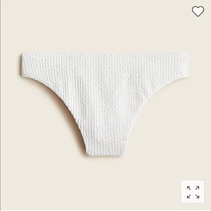 JCREW NWT textured High-rise Cheeky Bikini Bottoms